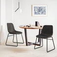 thumbnail image 5 of Dycanpo 18'' Counter Height Bar Stools Set of 2 with Back for Home Kitchen Island, Black, 5 of 9
