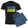 thumbnail image 6 of CafePress - Ukraine Flag Pajamas - Men's Dark Loose Fit Cotton Pajama Set, 6 of 7