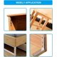 thumbnail image 4 of Namzi -a 10 soportes en L de acero inoxidable para esquinas de 3 x 3 pulgadas, resistentes, en ángulo recto para muebles de madera, con tornillo., 4 of 4