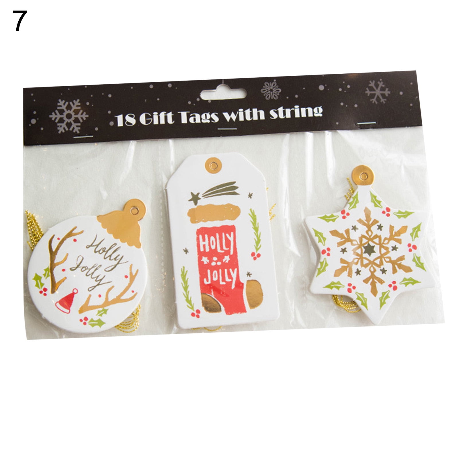 Eastshop Christmas Hanging Card Cute Fine Workmanship Exquisite Wide  Application Christmas Tags Pendant for Festival 