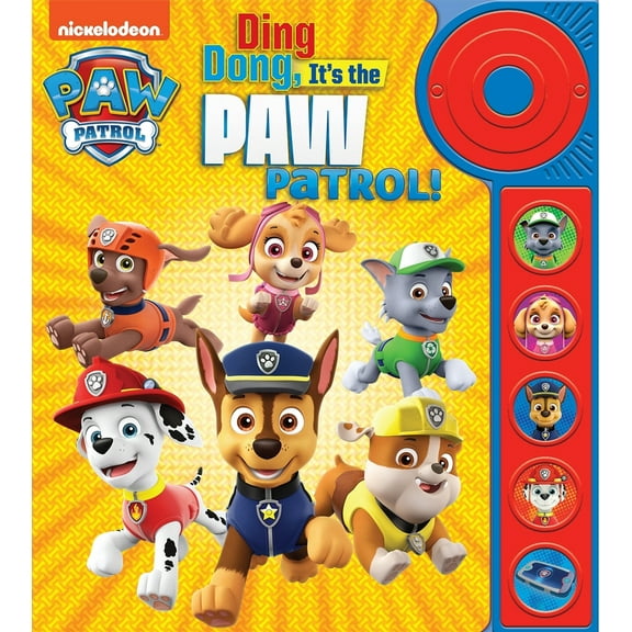 Pre-Owned Nickelodeon Paw Patrol: Ding Dong, It's the Paw Patrol! Sound Book (Board book) 1503731448 9781503731448