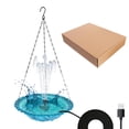 thumbnail image 1 of Methold Fuente flotante para jardín con construcción avanzada de ABS y metal para una bañera de exterior duradera. Suministros de alimentación y agua para mascotas azul, 1 of 6