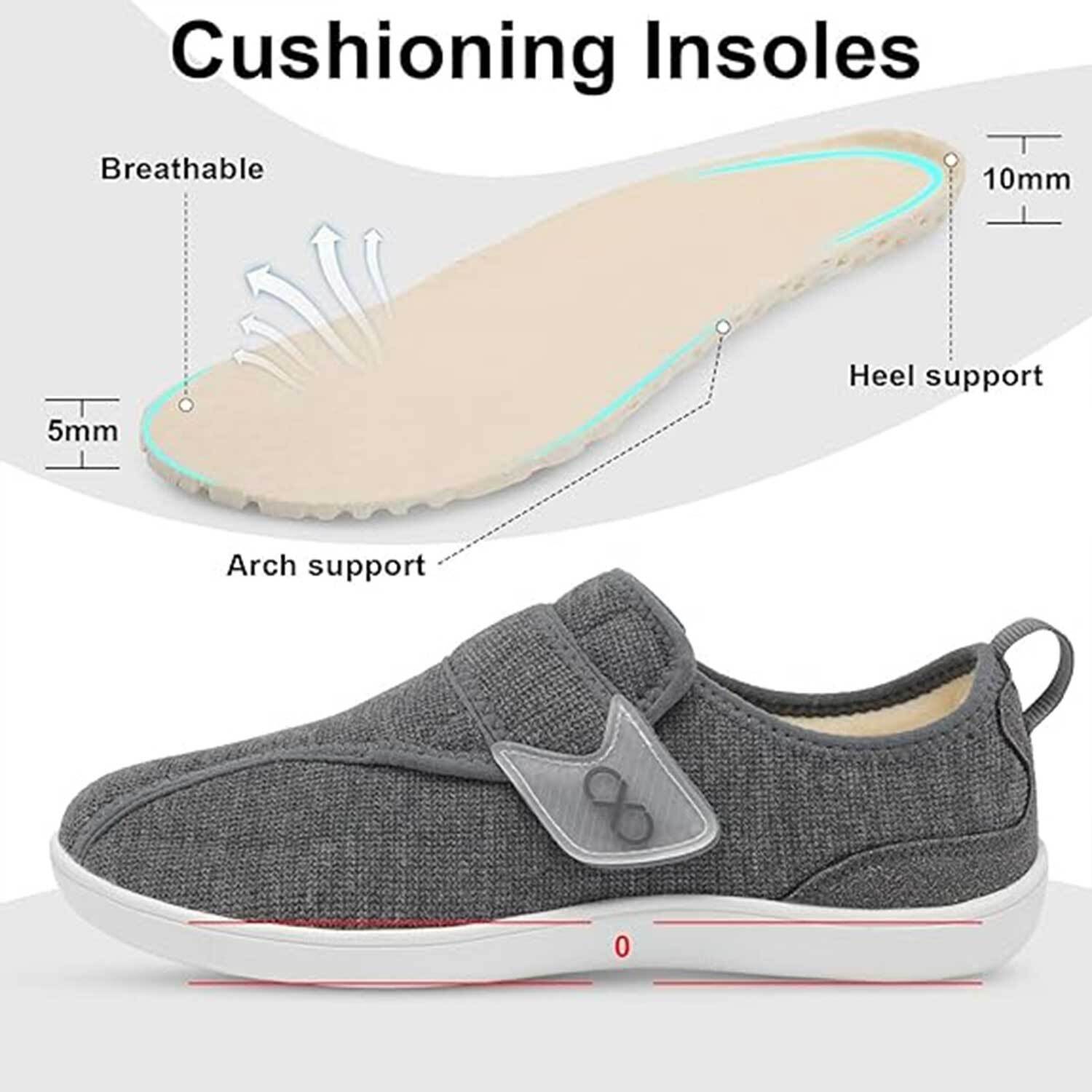 Leisfit Women's Wide Adjustable House Slippers photo 2