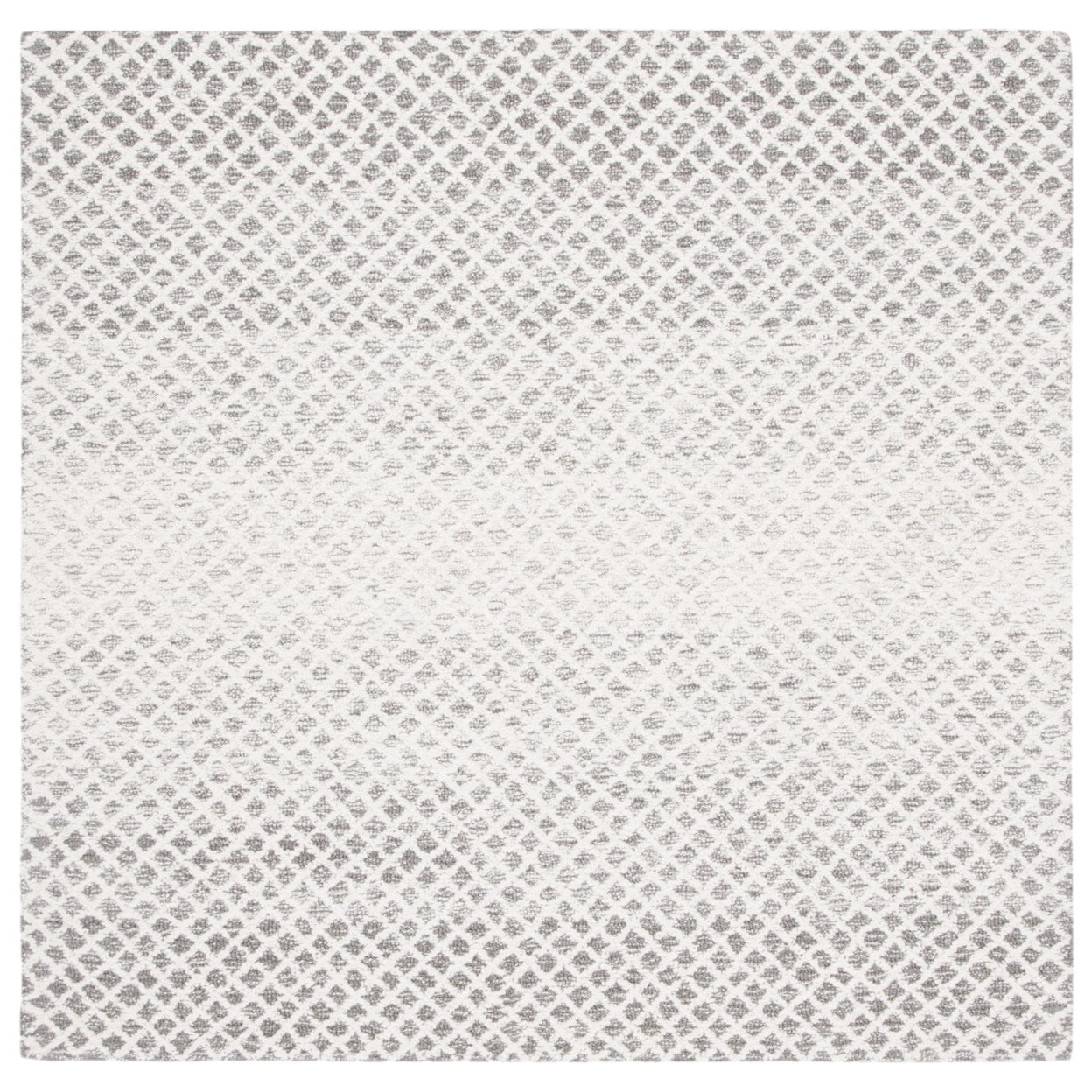 SAFAVIEH Micro-Loop Arnold Diamond Area Rug, Grey/Ivory, 6' x 9'