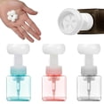 thumbnail image 3 of Dispensador De Jabón Líquido Petg De 250Ml, Botella Con Bomba De Espuma En Forma De Flor, Botella Dispensadora Transparente De Espuma Vacía De Plástico, Botella De Almacenamiento De Gel De Ducha Moyic CE007763-02, 3 of 6