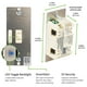 thumbnail image 2 of Enbrighten 14293 Interruptor de Palanca Inteligente Z-Wave Plus en la Pared con Ajuste Rápido y Cable Simple, Gen5, Almendra Claro, 14293, 2 of 5