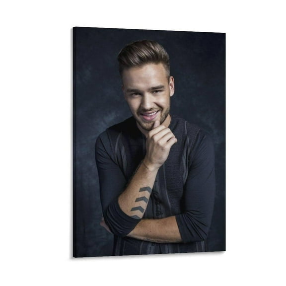 Liam Payne British Singer Pop Band Lead Singer Photo Poster Picture Print Canvas Poster Wall Paint Art Posters Decor Modern Home Artworks Gift Idea