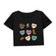 thumbnail image 4 of Camiseta corta clásica y transpirable con cuello redondo para mujer para el trabajo de viaje XL, 4 of 7