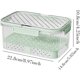thumbnail image 2 of Contenedor de almacenamiento de frutas Almuerzo Contenedor de frutas Almacenamiento de alimentos de frutas portátil con asa, Caja hermética para guardar refrigerios Contenedor de mantenimiento fresco, 2 of 6