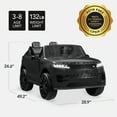 thumbnail image 2 of Best Choice Products 24V 2-Seater Licensed Range Rover Sport Kids Electric Ride-On Car, 132 lb Capacity - Black, 2 of 9