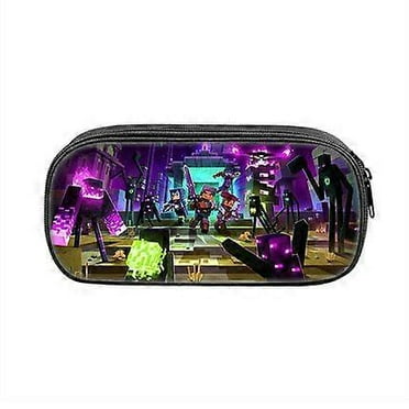 Minecraft Pencil Case Vertical square stationery case Polyester gaming peripheral pencil case fgy155