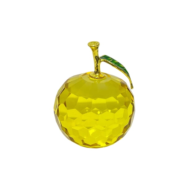 Decoraciones de Manzana de Cristal de Navidad, Estatuas de Manzana de Vidrio, Regalos de Navidad Y Colecciones de Decoración de Casa de Navidad