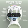 thumbnail image 5 of FanttikRide 12V N7 Ultra Electric Wiggle Car with Pedal, Kids Car, MagicMute™ Motor Swing Car, 2 Speeds, 9 Color Modes, Digital Display, Bluetooth, for Ages 3 and Up, 150 Lbs,  Morandi Green, 5 of 9