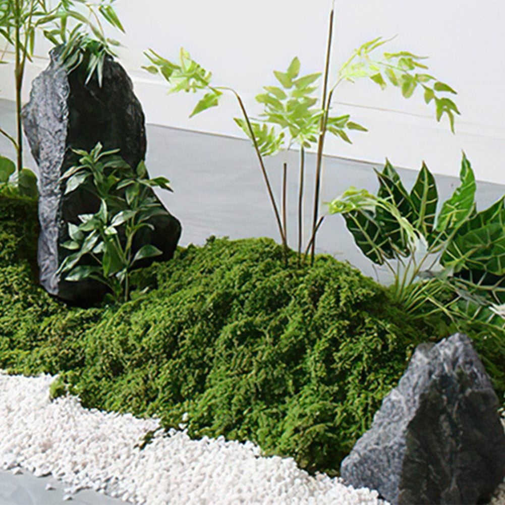 Fake Moss Plastic Artificial Moss Fake Green Plants For Plant Pot Decoration