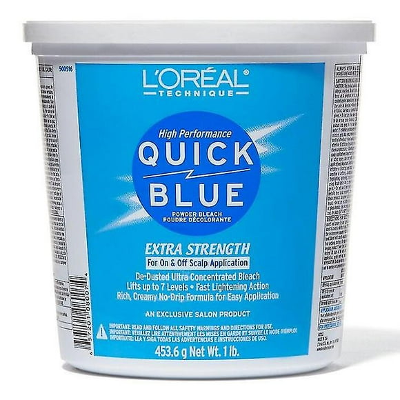 L'Oreal Quick Blue Powder Bleach Lightener Extra Strength 1LB