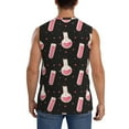 thumbnail image 4 of Lsque Chemistry Tools 1 Print Men's Cotton Blend Sleeveless Muscle Shirts (S-3XL)- Moisture Wicking, Odor Protection, UPF 30+,XX-Large, 4 of 8
