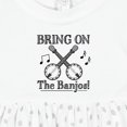 thumbnail image 4 of Inktastic Banjo Music Bluegrass Girls Baby Dress, 4 of 5