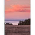 thumbnail image 2 of Crane, Rita 25x32 Black Ornate Wood Framed with Double Matting Museum Art Print Titled - Rosy Coastal Sunset II, 2 of 4