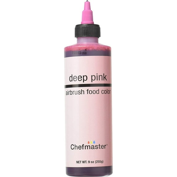 Chefmaster Airbrush Spray Food Color, 9-Ounce, Deep Pink