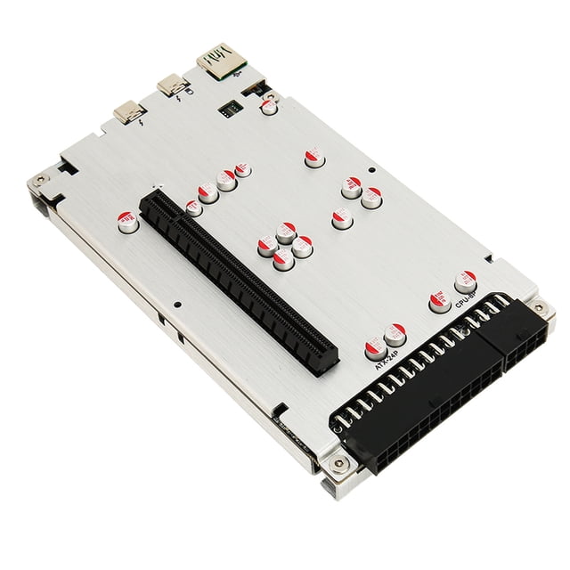 Dock Extern de Tarjeta de Video, Estación de Acoplamiento de Gráficos de aluminio Portátil Atx Sfx Flex formado Fuente de Alimentación y Juego para laptop