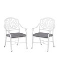 thumbnail image 3 of Homestyles Capri Aluminum 5 Piece Outdoor Dining Set in White, 3 of 7