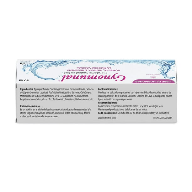 Gel Vaginal Gynomunal 50 ml con Aplicador para Resequedad multicolor