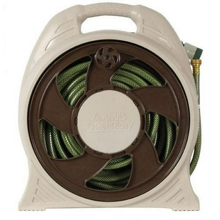 Ames 2388110 Reel Easy Cassette Portable Hose Reel With 60\' Hose