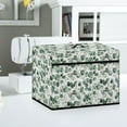 thumbnail image 4 of SEANATIVE Palm Leaf Sewing Machine Cover Foldable Sewing Machine Cover Protect Cover Compatible with Most Standard Sewing Machine Home Accessories Gifts, 4 of 7