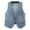 Light Blue, variant on Women Denim Vest Polyester Slim Fit Korean Version for Daily and Vacation Wear