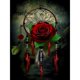 thumbnail image 2 of Cuadros Decorativos Pintura de diamante 5D DIY Taladro redondo completo Rosa oscura Atrapasueños Decoración para el hogar Wdftyju embutido en tela, 2 of 8