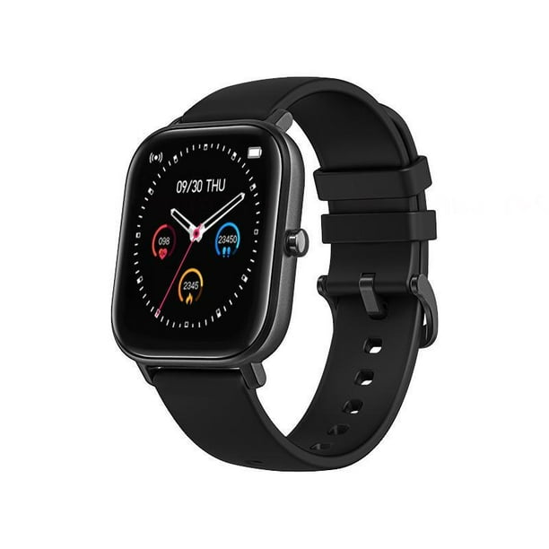 GTS Fitness Smartwatch with Heart Rate Monitor 14 Day Battery Life Music Control 1.65 Walmart