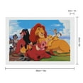 thumbnail image 2 of The Lion King Diamond Art Kits for Adults Diamond Art Gem Art Painting Full Drill Round Art Gem Painting Kit for Home Wall Decor, 2 of 6