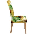 thumbnail image 3 of KXMDXA Yellow Sunflowers Stretch Chair Cover Protector Seat Slipcover for Dining Room Hotel Wedding Party Set of 1, 3 of 5