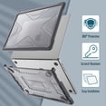 thumbnail image 3 of Funda FINTIE para MacBook Pro 14 pulgadas A3401 A3185 A3112 gris, 3 of 8