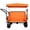 Orange, variant on 3-in-1 Garden Wagon, Folding Utility Cart with Seat & Canopy, Gray