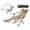 Khaki, variant on Qifang 4-Position Reclining Lounge Chair for Camping, Khaki, Detachable Footrest, Folding Design with Storage Bag, Heavy Duty for Beach Fishing RV