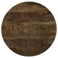 thumbnail image 2 of Aurora Round Drum Base Accent Side Table Natural and Black, 2 of 8