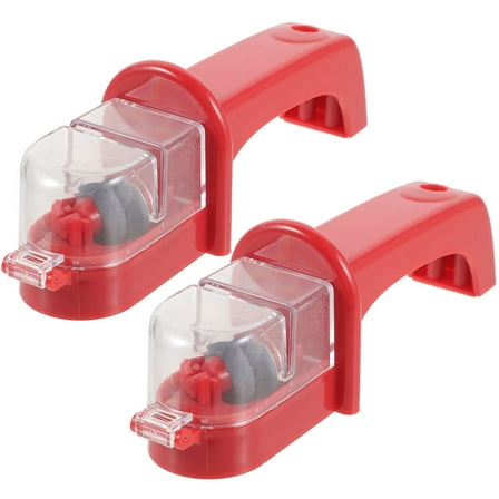 MLINS 2pcs Convenient Scissor Sharpener Household Cutter Sharpener Desktop Cutlery Sharpener