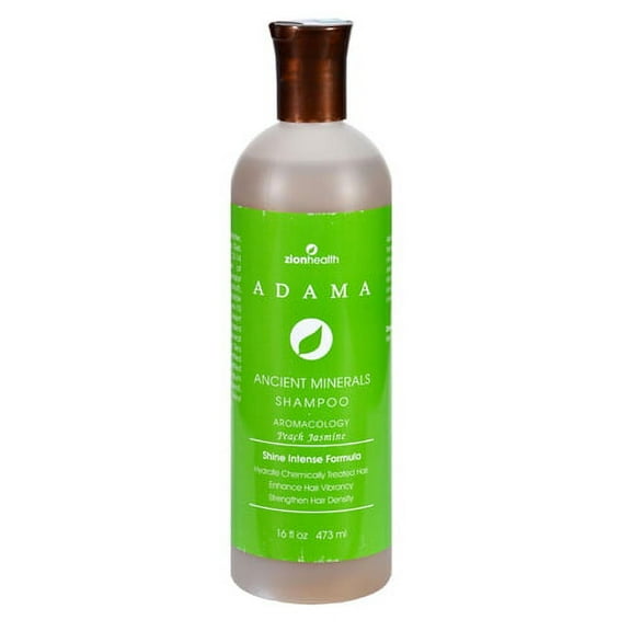 Zion Health Adama Ancient Minerals Peach Jasmine Shampoo 16 oz