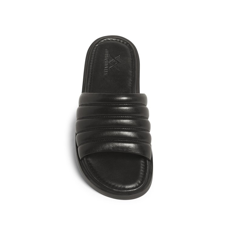 Anthony Veer Men’s Key West Leather Slide Sandals ANTHONY VEER Sandal Slide Key West Leather Black Size 8.5 | eBay main image 4