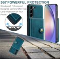 thumbnail image 6 of Case for Samsung Galaxy A54 5G 2023, Detachable Magnetic Wallet Card Cash Slot Case Cover Support Wireless Charging Functional Kickstand Compatible with Samsung Galaxy A54 5G 2023 (Teal), 6 of 8