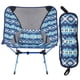 thumbnail image 1 of Silla ultraligera y plegable con respaldo para acampar y pescar al aire libre, 1 of 8