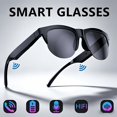 thumbnail image 2 of Wireless Smart Audio Glasses with Voice Call and Music Capabilities for Outdoor Travel, 2 of 5