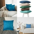 thumbnail image 3 of A1HC Hypoallergenic Down Alternative Pillow Inserts, 20x20 in, Square, Pack of 2, Navy Blue, 3 of 7