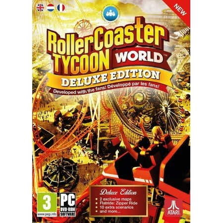 Rollercoaster Tycoon RCT World Deluxe Edition (PC DVD Game) Developed with the fans of the (Best Tycoon Game Pc)