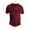 Red, variant on Henley Shirts for Men with Pocket Summer Casual Solid Short Sleeve Mens T-Shirts Renaissance Top