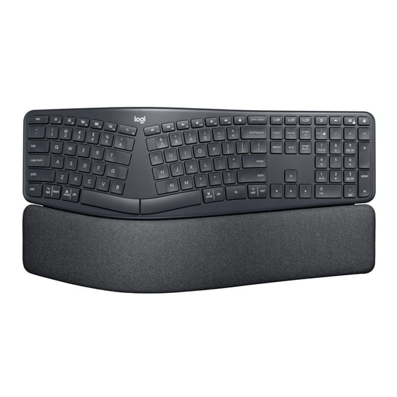 Teclado Logitech ERGO K860 inalámbrico ergonómico Qwerty negro