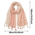 thumbnail image 4 of LILIYA Scarf for Women Lightweight Soft Floral Leopard Bohemian Printed Scarves Fashion Fall Winter Sun-proof Shawl Wrap with Fringe 2026, 4 of 4