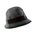 thumbnail image 2 of Dolce & Gabbana Men’s Grey Pure Wool Bucket Hat with Bow Band-Adult L for mens, 2 of 4