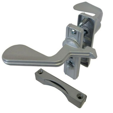Surface Mount Door Knocker Screen and Storm Door Latch, Non-Keyed, Surface Mount, For Inswinging Doors, Aluminum, Door Latch for Inswinging Doors By TechnologyLK ()